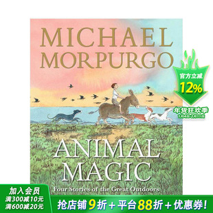 【预售】自然奇缘:迈克尔·莫波格户外故事四重奏 Animal Magic 英文儿童插画故事绘本 进口童书 自然笔记画风