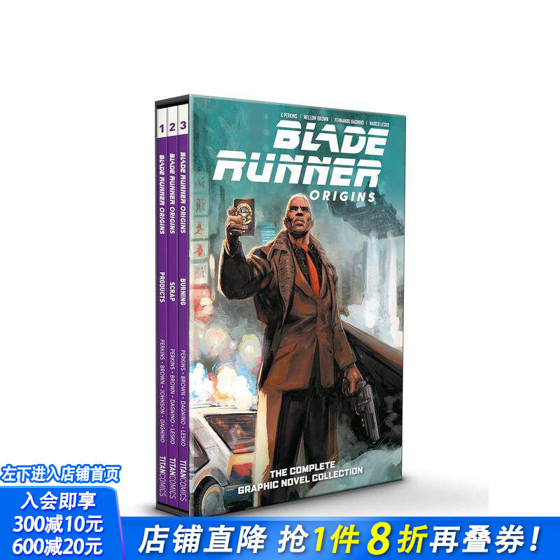 【现货】银翼杀手 起源1-3 盒装合集 Blade Runner Origins 1-3 Boxed Set 原版英文漫画书 正版进口书