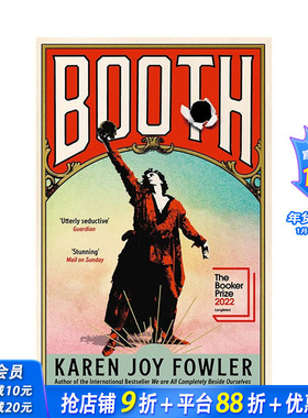 【预售】英文原版 【2022布克奖长名单】布斯 Booth: Longlisted for the Booker Prize 2022 英文小说 正版进口书籍 善优图书