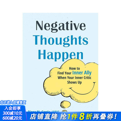 【预售】负面想法时有发生：如何抵御负面思维 Negative Thoughts Happen 原版英文心灵励志 正版进口书