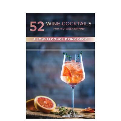 【预售】周中微醺：52款葡萄酒鸡尾酒 酒单灵感卡片 52 Wine Cocktails For Mid-Week Sipping 原版卡牌 正版进口书