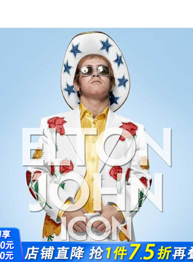 【预售】埃尔顿·约翰：传奇偶像 Elton John: Icon 原版英文摄影作品集肖像 正版进口书