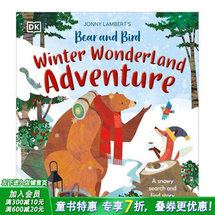 【预售】【约翰尼·兰伯特的熊和小鸟】冬日奇境冒险 Jonny Lambert's Bear and Bird 英文儿童插画故事绘本 进口童书