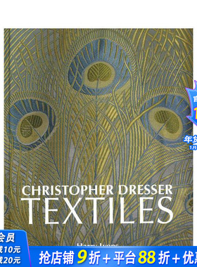 【预售】克里斯托弗·德莱塞织品 Chrisher Dresser Textiles 原版英文时尚设计 正版进口书