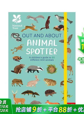 【预售】英国国民信托：外出：动物观察者 National Trust: Out and About: Animal Spotter 英文儿童插画科普绘本 进口童书