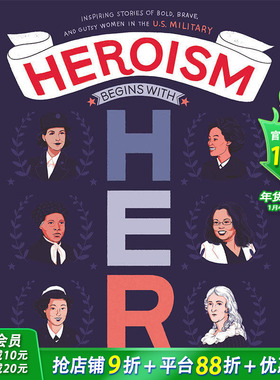 【现货】 Heroism Begins with Her，英雄主义从她开始 英文原版图书籍进口正版 Conkling 儿童分阶阅读