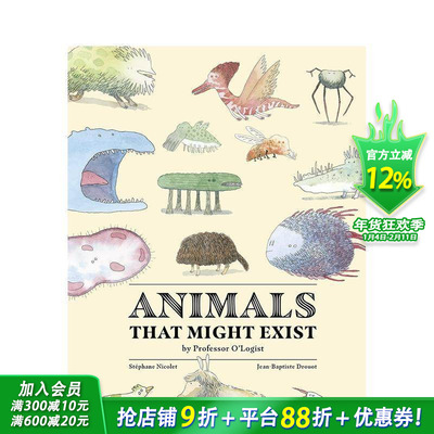 【现货】可能存在的动物Animals That Might Exist by Professor O'Logist 自然百科青少年科学启蒙读物图集书 英文原版 图