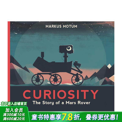 【预售】火星探测器的故事 Curiosity: The Story of a Mars Rover 英文儿童初级章节桥梁故事书 进口童书