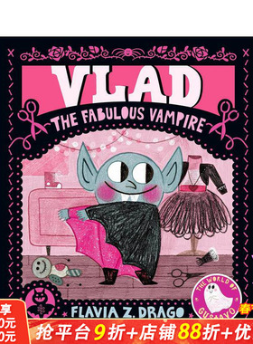 【现货】弗拉德 神奇的吸血鬼（古斯塔沃的世界） Vlad  the Fabulous Vampire (The World of Gustavo) 英文儿童绘本
