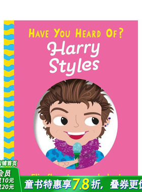 【预售】你听说过？：哈里·斯泰尔斯 人物传记互动机关书 【Have You Heard Of?】 Harry Styles 英文儿童插画故事绘本 进口童书