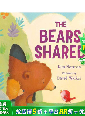 【预售】熊的分享 The Bears Shared 英文儿童插画故事绘本 进口童书