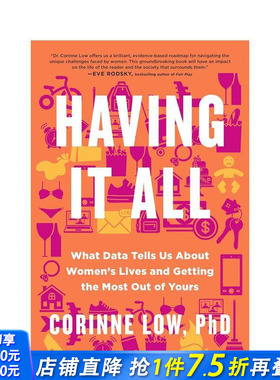 【预售】拥有一切：数据揭示女性生活真相及充分利用人生的方法 Having It All 原版英文社会科学 正版进口书
