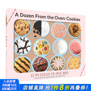 Oven 3岁以上儿童玩家家 拼图：12种饼干拼图A 英文原版 趣味互动桌游游戏 Cookies The from Dozen 现货