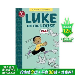 【预售】逍遥法外的卢克（TOON 2级） Luke on the Loose（TOON Level 2） 英文儿童漫画故事 英语阅读拓展进口书