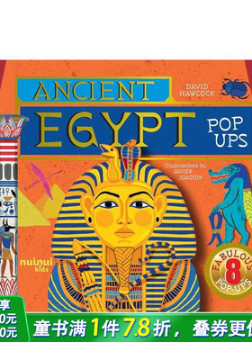 【预售】【古文明立体书】古埃及立体书 【Ancient Civilisations Pop-Ups】Ancient Egypt Pop-Ups英文儿童立体趣味绘本进口童书