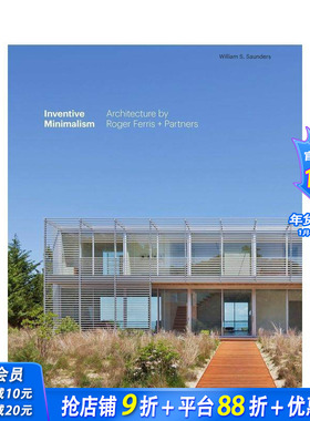【预售】创意极简主义：Roger Ferris + Partners 建筑事务所 Inventive Minimalism 原版英文建筑设计 正版进口书