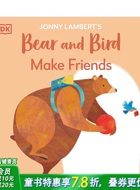 【现货】【约翰尼·兰伯特的熊和小鸟】交朋友 平装  Jonny Lambert's Bear and Bird: Make Friends英文儿童插画故事绘本进口童书