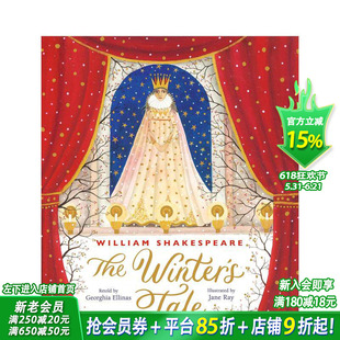 【现货】仲冬夜童话 莎士比亚环球剧院合作出品 The Winter's Tale 英文儿童插画故事绘本 进口童书 莎翁经典