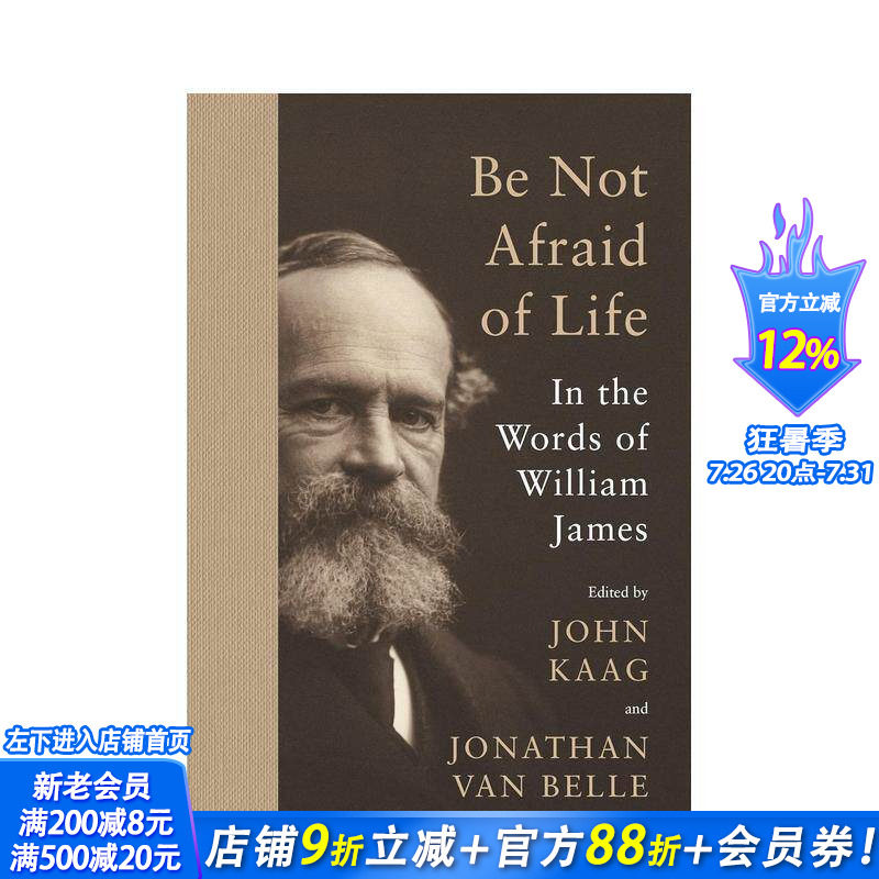 【现货】直面生活:威廉·詹姆斯语录集 Be Not Afraid of Life: In the Words of William James 原版英文心灵励志 正版进口书