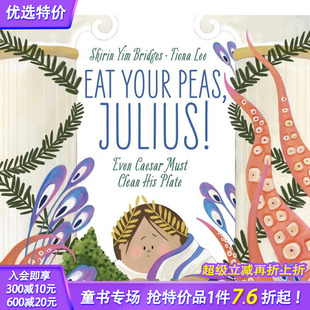 Eat 进口图书 现货 Your 朱利叶斯 吃你 不挑食 Peas 6岁 英语儿童绘本 豌豆 均衡饮食 英文原版 善优童书 Julius