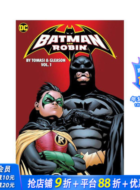 【预售】蝙蝠侠与罗宾 1 by Peter J. Tomasi and Patrick Gleason Batman and Robin 原版英文漫画书 正版进口书