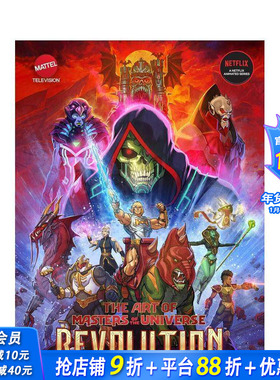 【预售】宇宙人希曼:革命 影视设定集The Art of Masters of the Universe Netflix热播剧80年代经典改编动画 英文漫画正版进口书