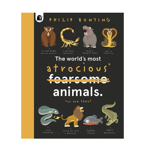 【现货】【奇特生物】世界上残暴的动物【Quirky Creatures】The World‘s Most Atrocious Animals 精装英文儿童艺术插画回本书