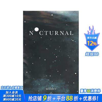 【预售】【Insta诗人Wilder Poetry】夜行 Nocturnal 原版英文诗歌 正版进口书