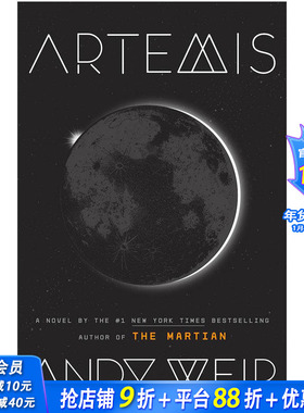【现货】Artemis 阿耳特弥斯 Andy Weir安迪·威尔作品 火星救援作者 英文原版进口科幻小说