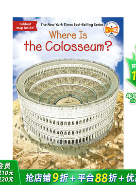 【预售】古罗马斗兽场在哪里?Where Is The Colosseum?英文原版儿童故事阅读【善优童书】