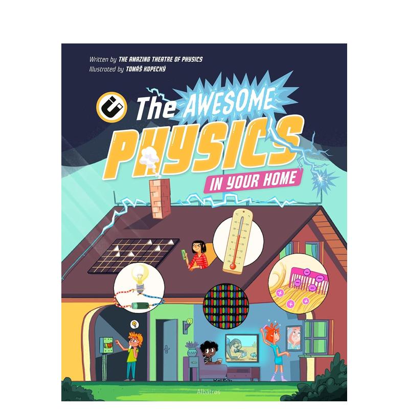【预售】●生活中的神奇物理 STEM绘本 The Awesome Physics in Your Home 英文儿童插画科普故事绘本 进口童书