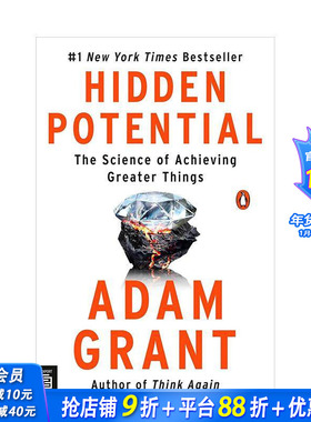 【现货】隐藏的潜能 实现更大成就的科学 Hidden Potential 亚当·格兰特 沃顿商学院心理学教授 另一种选择 英文 正版进口书