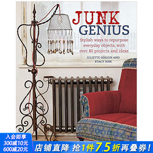 Genius Junk 回收家居天才 再生利用环保材料居家装 图书 饰英文原版 现货