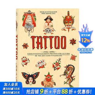 【现货】TATTOO 纹身式样：亨克·席夫马赫1730至1970年代的私人收藏 Henk Schiffmacher 英文原版文身历史图形图案