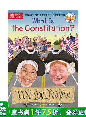 【预售】什么是宪法?What Is The Constitution? 英文原版儿童故事阅读【善优童书】