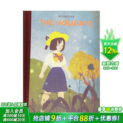 【现货】【法国插画师Blexbolex】假期 The Holidays 原版英文插画绘本 进口英语儿童故事书 善优图书