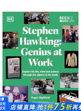 【现货】英国科学博物馆：斯蒂芬·霍金办公室藏品 The Science Museum Stephen Hawking Genius at Work 英文社会科学 正版进口书