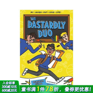 Laugh 英文原版 大笑人生 我 Dastardly Out 12岁以上 进口 英语儿童章节书 Duo卑鄙二人组 Life Loud The 现货