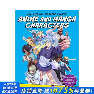 动漫角色 韩国人气画师TB Choi 正版 设计自己 英文艺术技法与入门赏析 进口书画册 预售