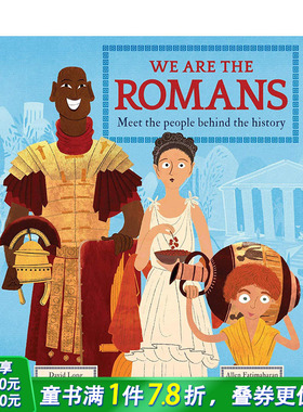 【现货】我们是罗马人：认识历史背后的人We Are the Romans 英文儿童人文历史科普插画绘本 进口图书