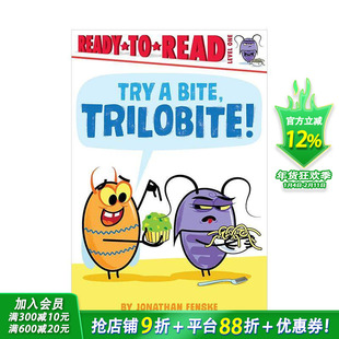 【预售】咬一口吧,三叶虫 Try a Bite, Trilobite! 原版英文儿童分阶阅读 亲子英语故事绘本 进口童书