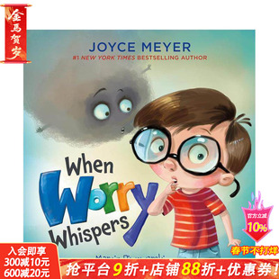 【现货】当忧虑在耳边响起 When Worry Whispers 英文儿童插画故事绘本 进口童书
