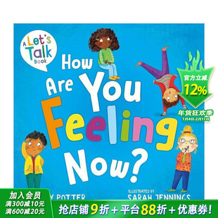 【预售】你现在感觉怎么样？：帮助年幼的孩子理解他们的情绪How Are You Feeling Now 情绪管理 英文儿童插画绘本 进口图书