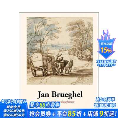 【预售】扬·布鲁盖尔：一位杰出的绘图师 Jan Brueghel: a magnificent draughtsman 原版英文艺术画册画集 正版进口书