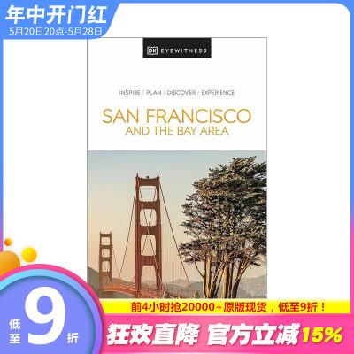 【预售】【DK视界】旧金山湾区 【DK Eyewitness】San Francisco and the Bay Area 原版英文旅行 正版进口书