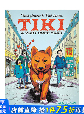 【预售】英文原版 【2023哈维奖*佳国际图书】Tiki: 艰难的一年 Tiki: A Very Ruff Year 欧美漫画 正版进口书籍画册 善优图书