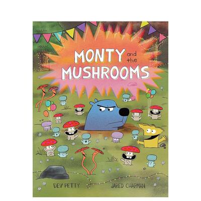 【预售】蒙蒂与蘑菇们 Monty and the Mushrooms 精装英文儿童插画科普绘本 进口童书