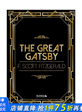 【预售】【Chartwell Classics】The Great Gatsby，了不起的盖茨比  英文世界文学 正版进口书籍 善优图书