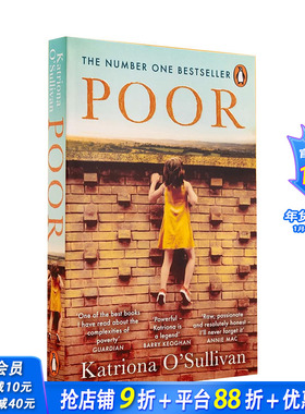 【预售】【2023爱尔兰图书奖】贫穷 Poor 原版英文文学传记 正版进口书