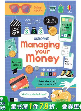 【现货】Managing Your Money 青少年儿童理财指南 英文原版儿童教育 7-12岁【善优童书】